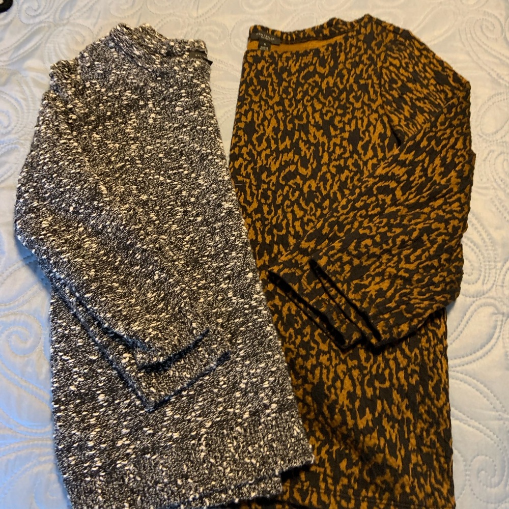 Two Ann Taylor 3/4 sleeve tops